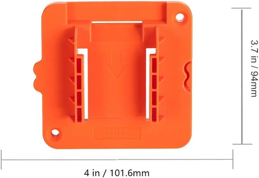 Support De Batterie 20 V Pour Batteries LBXR20 LB20, Support De Rangement Mural Pour Outils électriques, Gain De Place, Atelier, Station De Garage, Jaune (8 Pièces)