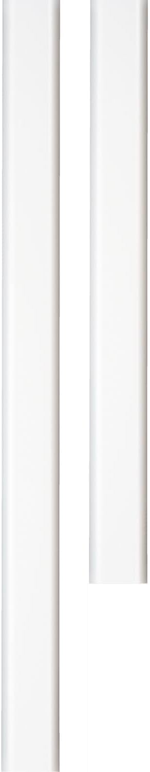 ABUS Set Of Anti-Burglar Bars For Windows FOS/FSA - Locking Bars For FOS550/A, FOS650/A And FSA3550 - 12024 - Length 75 Cm - Pack Of 2 - White