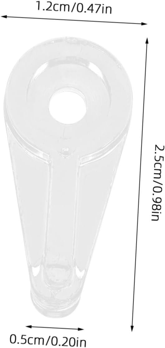 Angoily Pinces De Fixation Pour Tiroirs Clips De Fixation Pour Fenêtres 50 Pièces Pour Supports De Garde-robe En Verre Esthétiques Et Fonctionnels