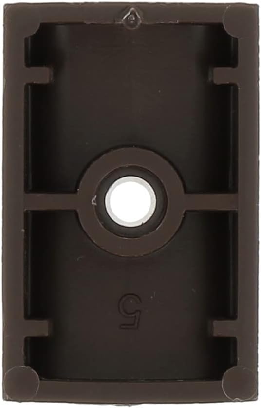 Cyclingcolors 4x Clip Bloqueur De Manivelle Volet Roulant Marron Support Guide Manette Plastique 15mm - 18mm Universel Fenêtre Mur à Visser