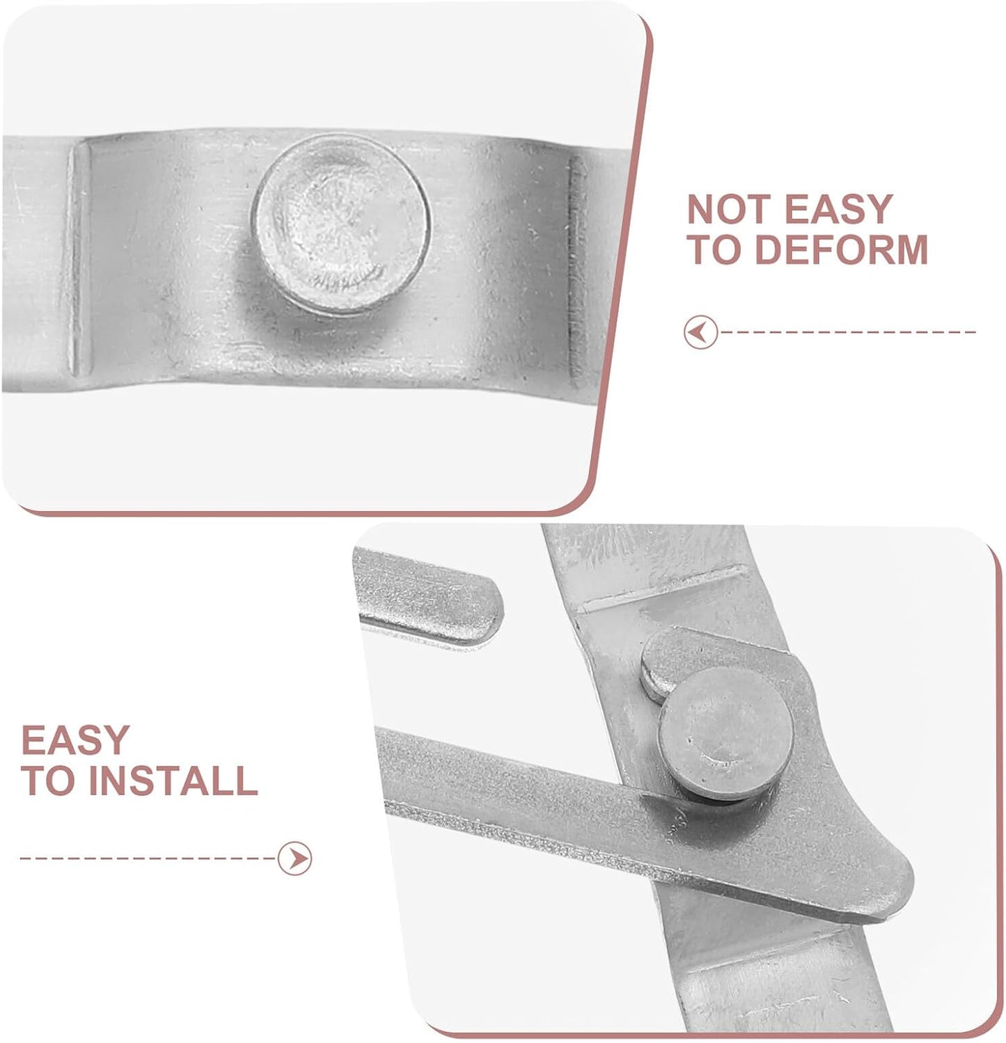 Angoily Lot De 2 Limiteurs De Fenêtre à Battant En Acier Inoxydable, Dispositif De Sécurité Pour Ouverture Contrôlée, Verrouillage Fenêtre Coulissante, Protection Ventilation Sécurisée