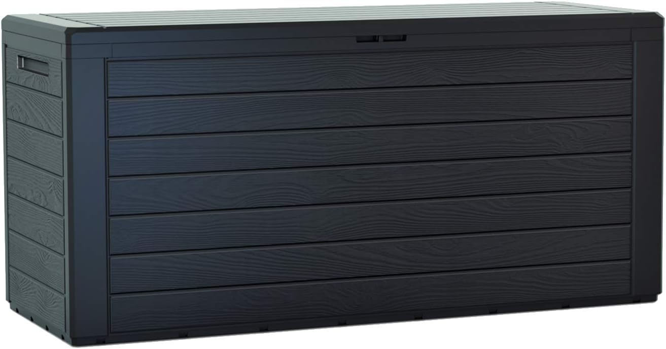Boîte De Jardin Prosperplast Boardebox De 190 Litres En Plastique De Couleur Ocre Foncé 78 X 43,3 X 55 Cm