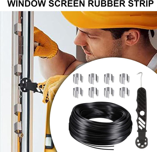 Splines De Fixation D'écran De Fenêtre Avec Outil D'installation Et Clip De Support D'écran Pour Réparation Facile