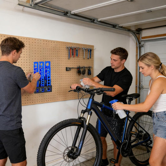 Support Mural Pour Vélo – Support Mural à 6 Fentes | Support De Serrage Pour Le Travail Du Bois – Pour Garage, Atelier, Abri De Jardin, établi, Panneau Perforé