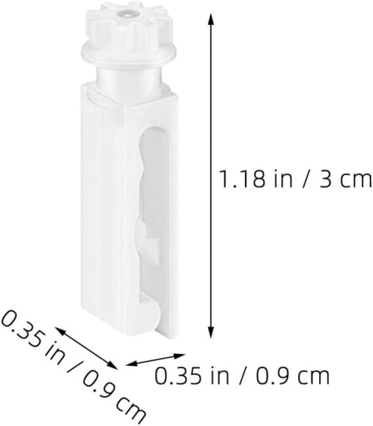  Artibetter 12 Pièces De Languettes Transparentes En PVC Pour Stores Verticaux, Kit De Réparation Facile Sans Perçage, Design Minimaliste Pour Volets Et Stores De Fenêtre