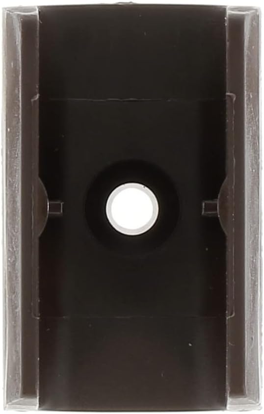  Cyclingcolors 4x Clip Bloqueur De Manivelle Volet Roulant Marron Support Guide Manette Plastique 15mm - 18mm Universel Fenêtre Mur à Visser