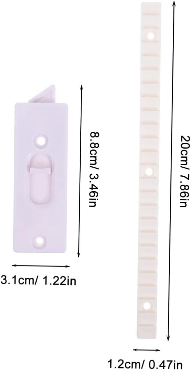  Jojofuny 2pcs Loquet D'inclinaison De Fenêtre En Abs Verrouillage Sécurisé Et Fonctionnement Facile Pour Réparation Et Installation La Maison Boutique