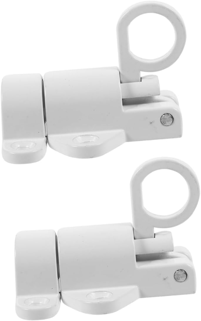  Jojofuny 2pièces Verrou De Porte à Ressort Automatique Aluminium Système De Sécurisation Pratique Pour Fenêtres Et Installation Facile Pour Maison Bureau