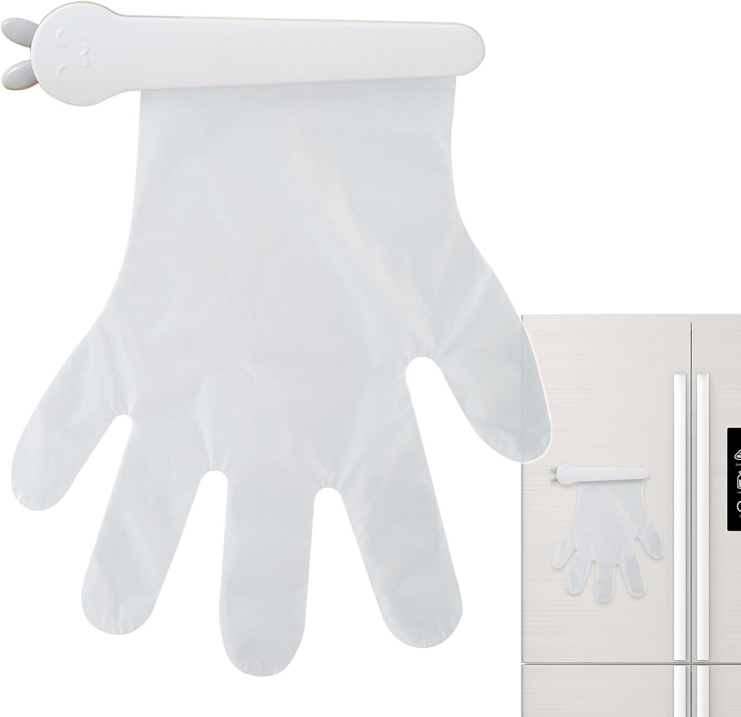  Support Mural Pour Gants - Organiseur De Boîte à Gants - Clip Adhésif Pour Maison, Placard, Garage, Restaurant, Laboratoire
