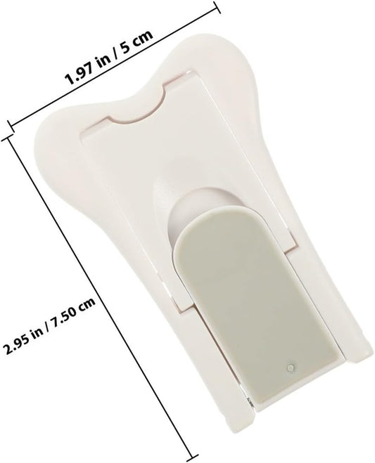  Jojofuny Verrous De Sécurité En Abs Blanc Lot De 3 Pour Fenêtre Coulissante Simple à Utiliser, Sécurité Des Enfants à Domicile