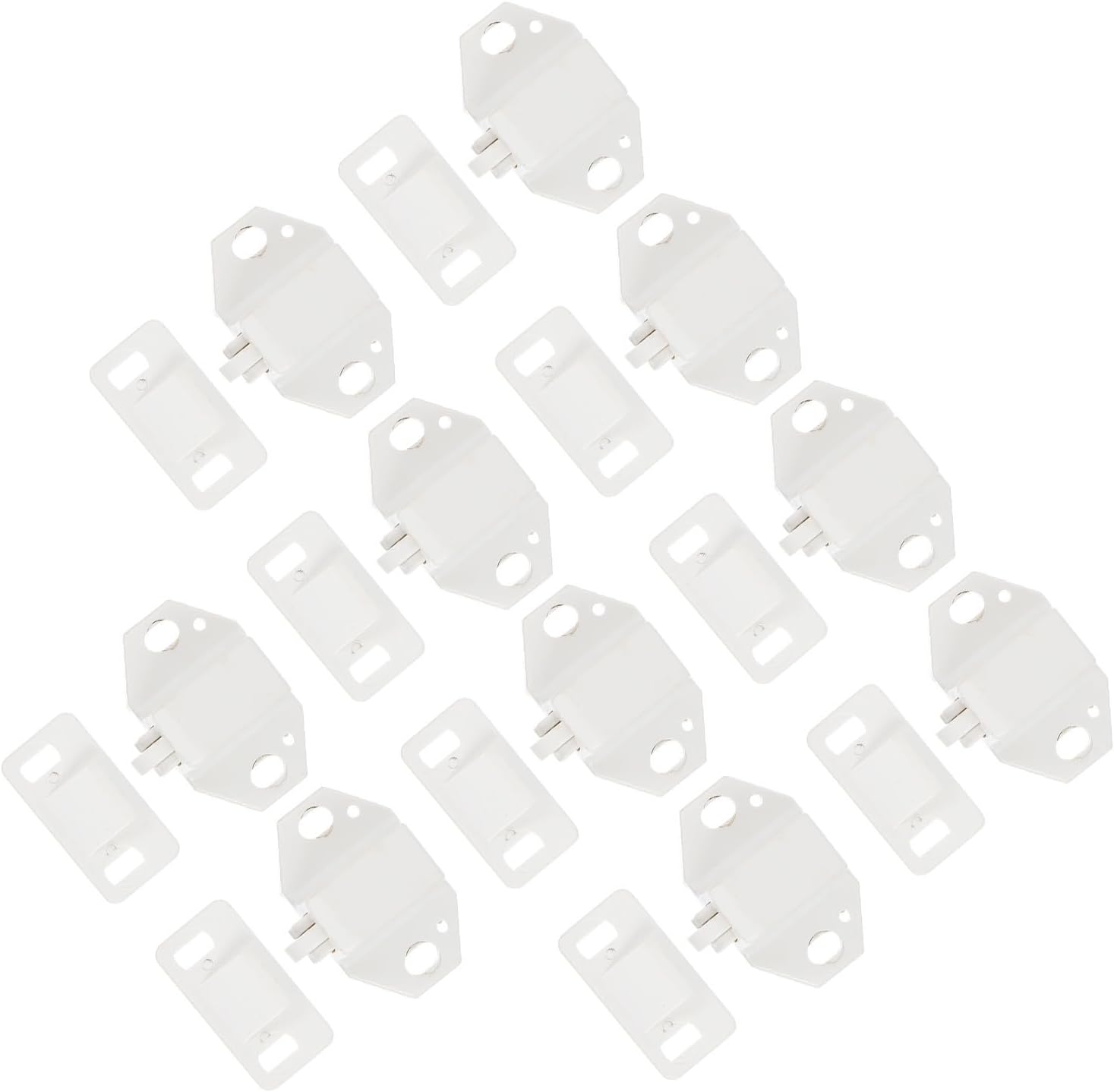  STOBAZA 10ensembles Lot De Loqueteaux à Boules Plastique Pour Portes Verrouillage Sécurisé Et Fixation Stable Pour Meubles Et Portes