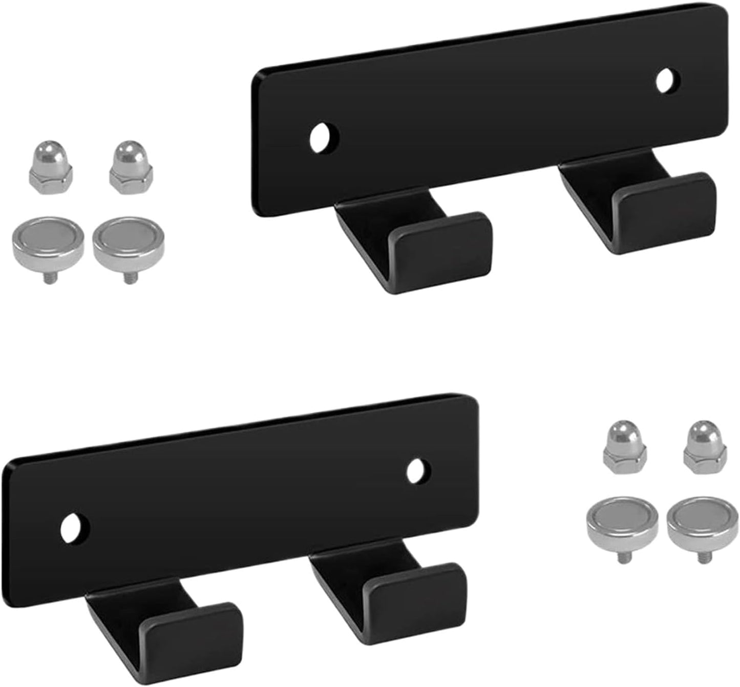  Porte-Clé à Choc Magnétique,2 Pièces Support Métallique Pour Clé De Mandrin Murale | Organisateur D'Outils Pour Tour à Bois Et Atelier