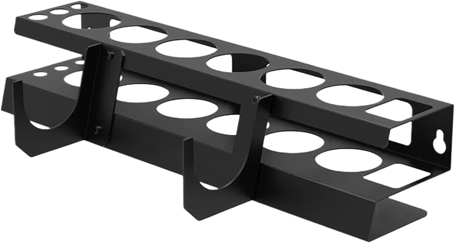  Support Porte-Tube À Graisse Mural | Rack De Rangement Pour Outils Tubulaires - Support Adhésif Mural,Pour Industrie, Maison, Garage, Atelier, Cabanon, Abri De Jardin, Entrepôt, Dépôt Et Le Stockage