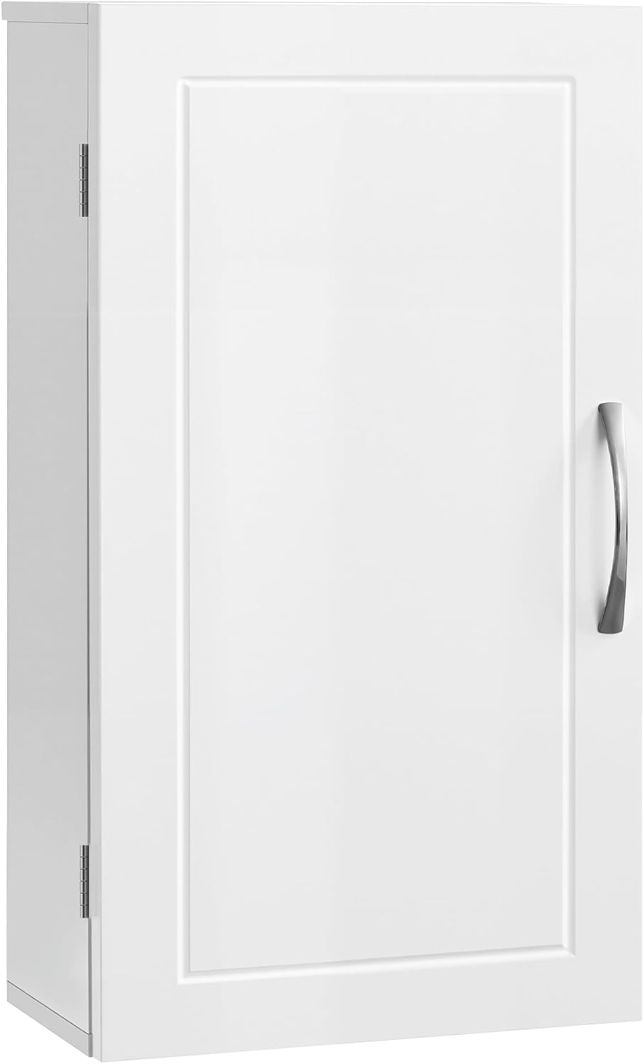  VASAGLE Armoire Murale Pour Salle De Bain, Placard De Rangement Mural Pour Salle De Bain, 18 X 60 X 60 Cm, Armoire à Pharmacie Avec Étagères Réglables, Blanc Nuage BBC320W01
