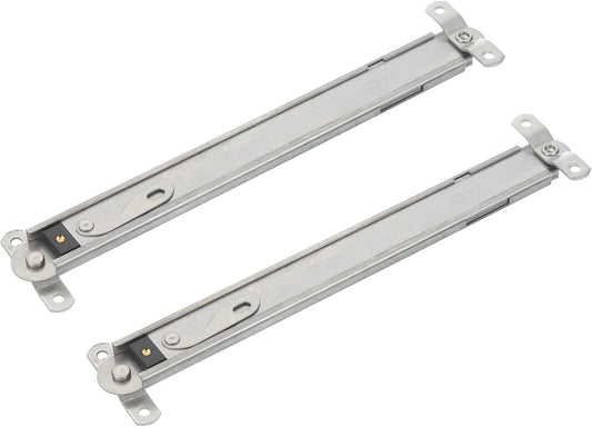  Sourcing Map Lot De 2 Charnières De Fenêtre, 25,4 Cm En Acier Inoxydable 304, Supports De Fenêtre Télescopiques Réglables, Kit De Matériel De Contrôle D'angle, Argenté