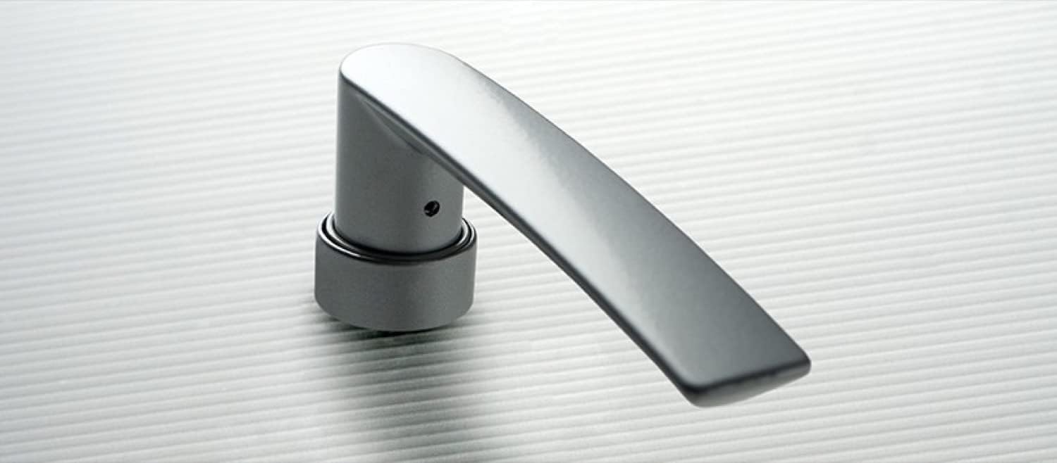  FAPIM GAU05A03 Béquille Iris-pour Poignée De Fenêtre Avec Mécanisme 0520-Entraxe 21,5 Mm-0500A Gris G5 9006