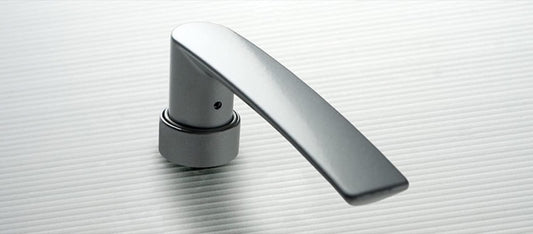  FAPIM GAU05A03 Béquille Iris-pour Poignée De Fenêtre Avec Mécanisme 0520-Entraxe 21,5 Mm-0500A Gris G5 9006