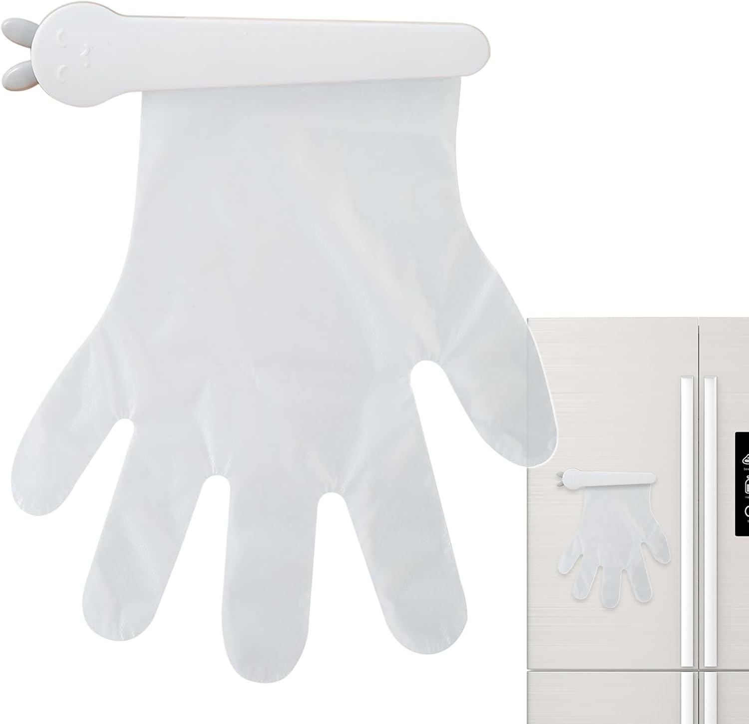  Générique Glove Holder, Wall Mount Organizer, Adhesive Clip Design, Storage For Garage, Workplace & Food Service, Convenient Glove Box Dispenser, Restaurant Use More