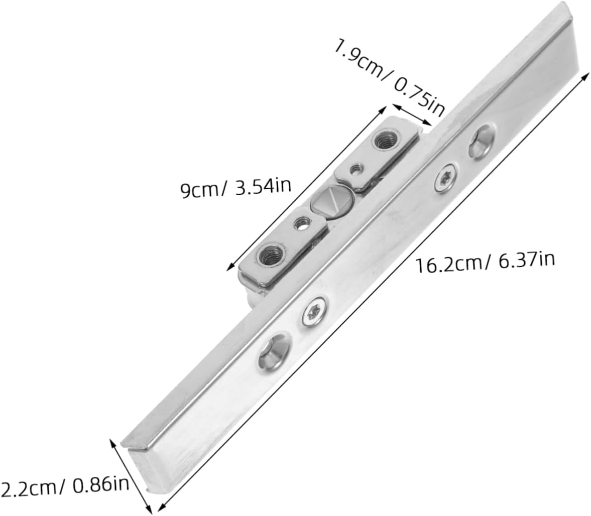  Angoily Coffret Verrouillable Acier Inoxydable Pour Poignée De Fenêtre Boîtier De Verrouillage Unidirectionnel Adapté à Différents Types De Fenêtres