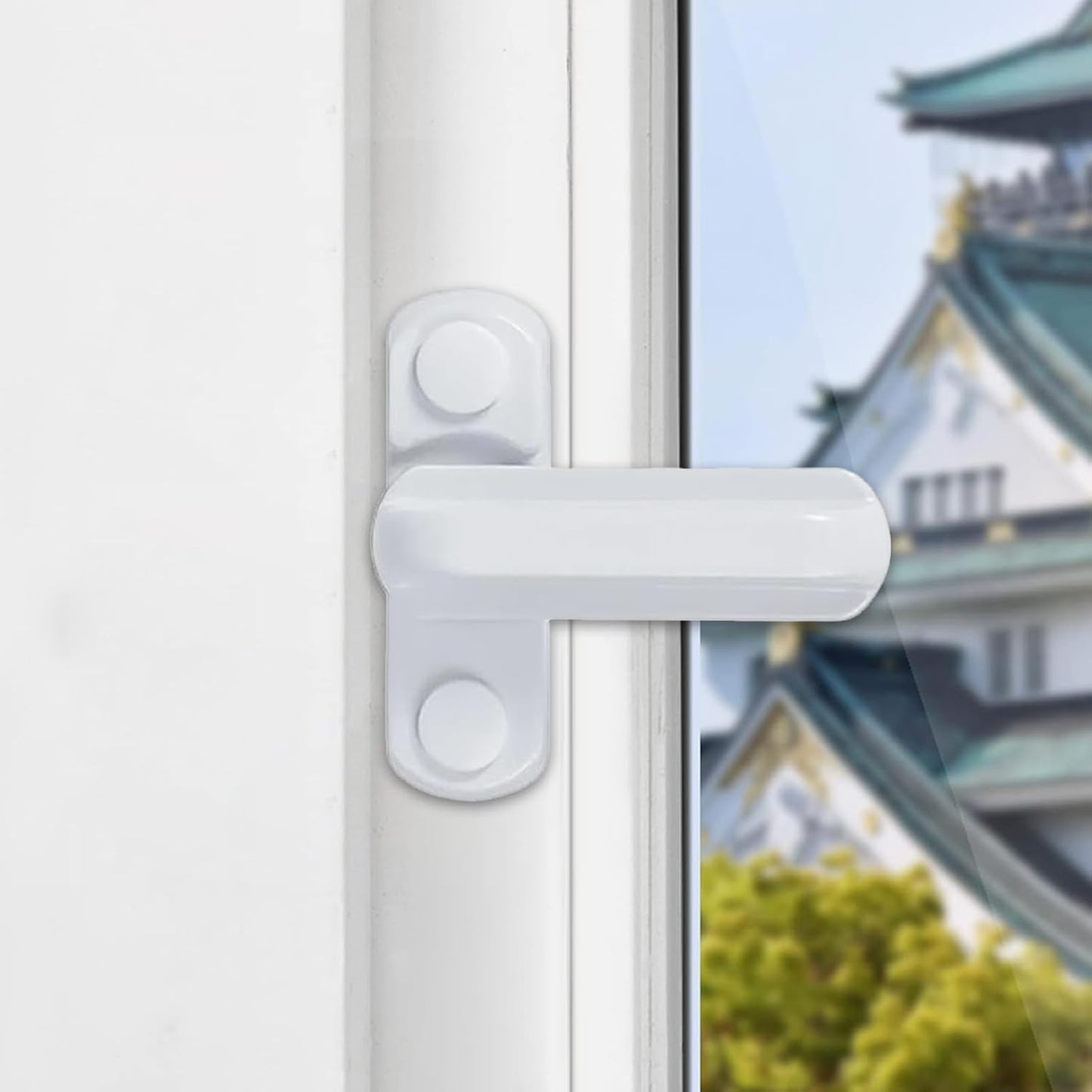  Verrou De Sécurité Pour Fenêtre – Serrure De Sécurité Pour Porte Coulissante – Robuste En D'aluminium Pour La Prévention Des Cambriolages, Sécurité Des , Maison
