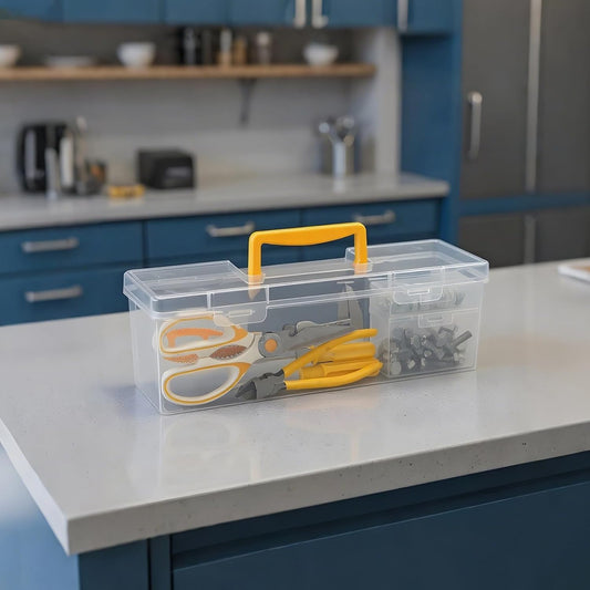  Organisateur De Petite Boîte à Outils | Organisateur De Composants,Boîte De Stockage Compartimentée Transparente Pour Marqueurs Pinces Clés Écrous Électronique Perles Loisirs Créatifs