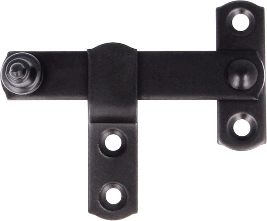  Amig - Palan Pour Volet Lisse | Verrou De Sécurité Pour Fenêtres | Quincaillerie Pour Jardin Et Extérieur | Acier | Couleur Noir Mat | Dimensions : 80 X 46 Mm