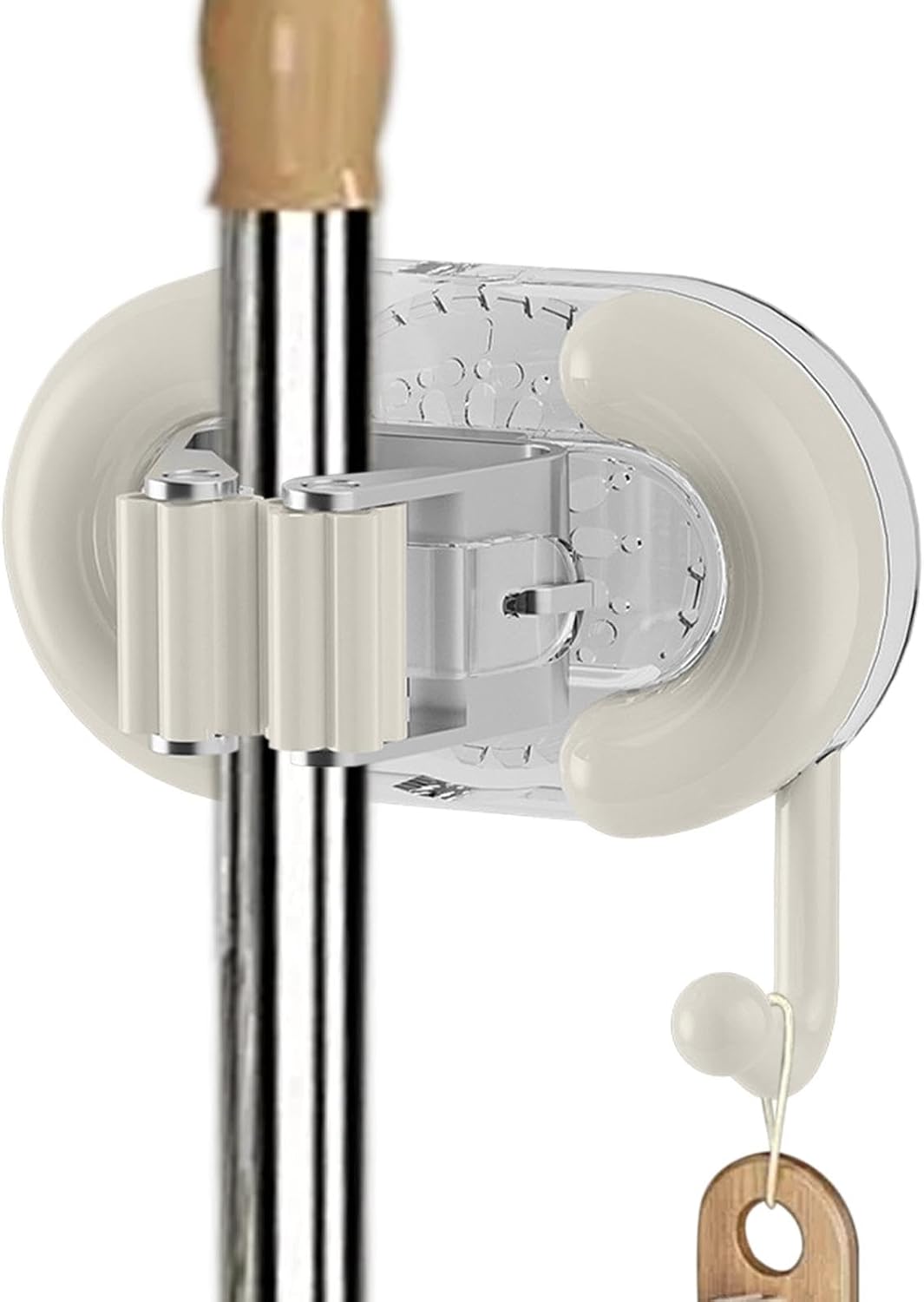  Support Mural à Ventouse, Organisateur De Balais, Crochet D'outils De Nettoyage Pour Buanderie, Maison, Jardin, Garage, Fournitures Utilitaires | Support Mural Facile à Installer Pour Le Rangement 10