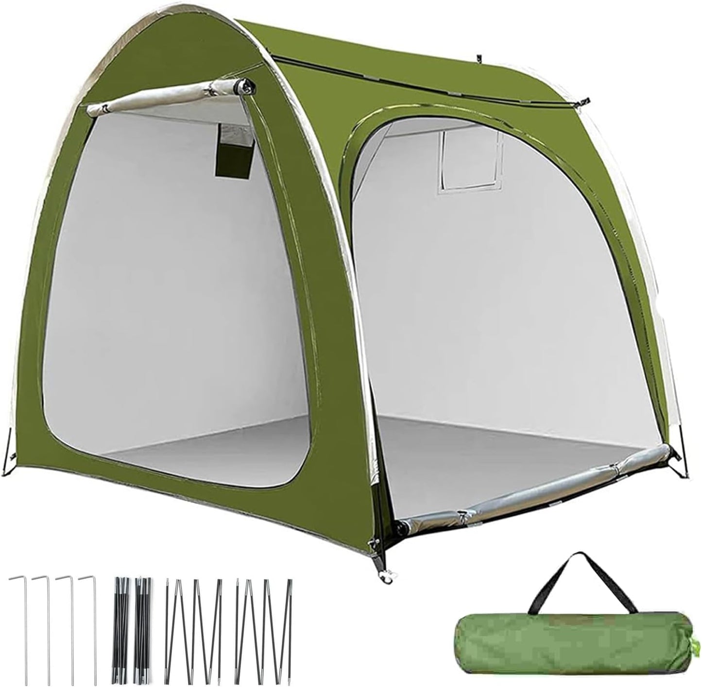 GENERIC Tente De Vélo, Housse De Moto Pour Extérieur, Tente De Rangement De Vélo Résistante Aux Intempéries Extérieure Avec Accès Double Face Pour Jardin Terrasse Et Arrière-Cour