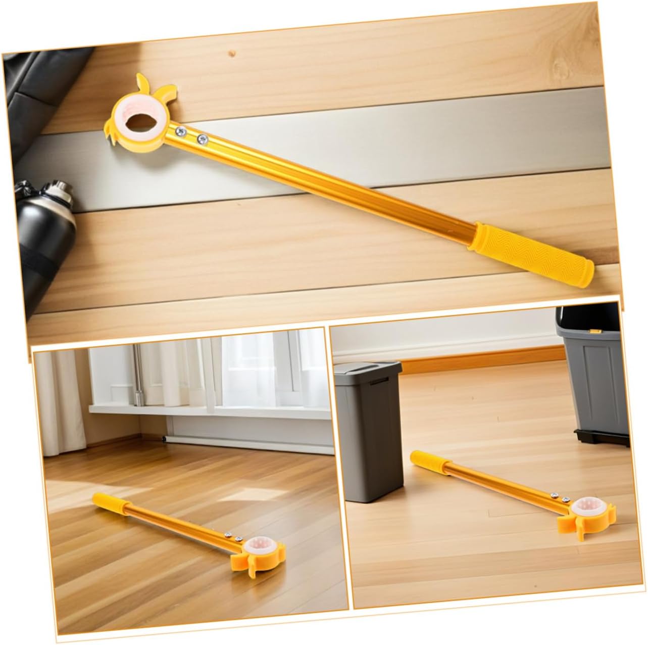  Jojofuny Set De Tiges Ouverture De Fenêtre Dorées Outil Assistance Pour Stores Et Rideaux Facile à Pousser Et Tirer Adapté Aux Chambres Cuisines Et Écoles