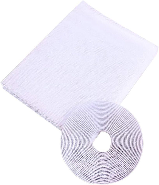  BESTonZON 4pièces Moustiquaire Autocollante Écran De Fenêtre Multifonctionnel Maille Blanche Insectes Pour Maison Et Bureau Installation Facile Avec Bande Adhésive