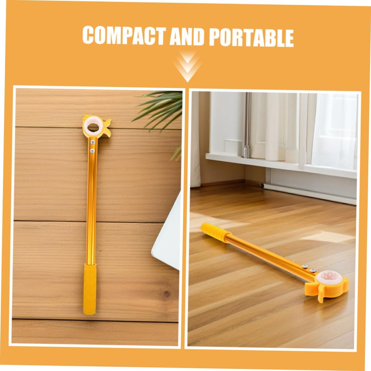  Jojofuny Set De Tiges Ouverture De Fenêtre Dorées Outil Assistance Pour Stores Et Rideaux Facile à Pousser Et Tirer Adapté Aux Chambres Cuisines Et Écoles