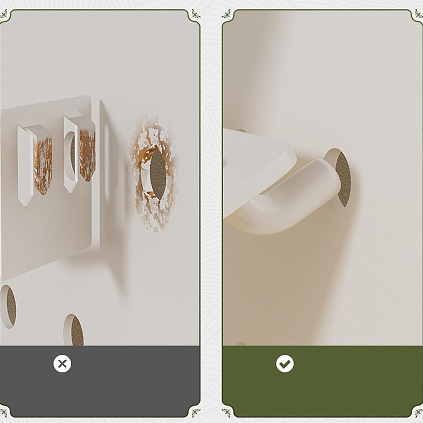  Générique Panneaux à Picots Pour Murs | Panneau Mural De Bureau - Panneaux Multifonctions Pour Outils Fournitures Décorations Affichage Cuisine Chambre