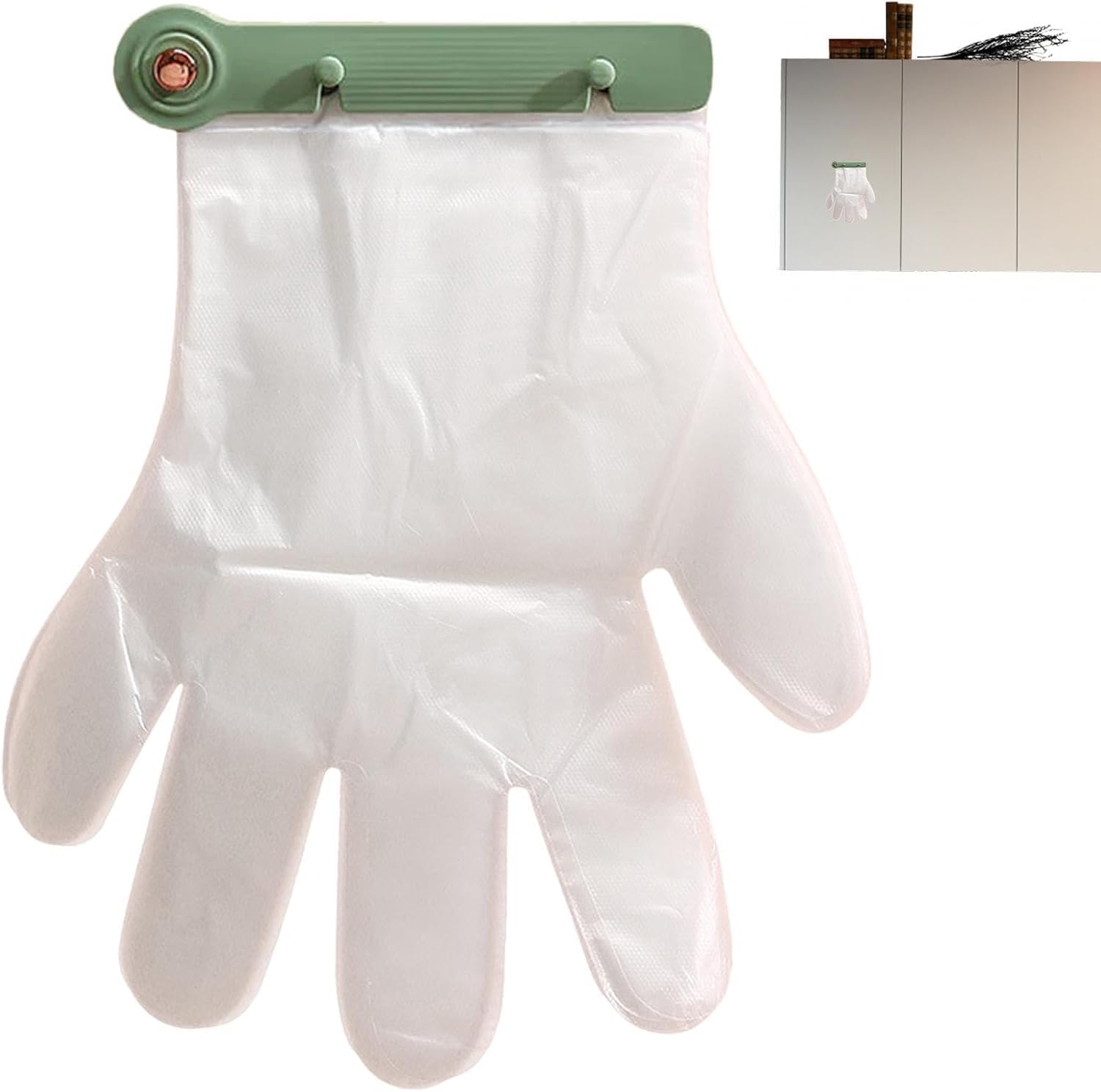  Porte-moufles Pour Fixation Murale | Rangement De Mural Support De Distributeur De Gants Avec 100 Gants - Pour Porte De Salle De Bain Et Réfrigérateur