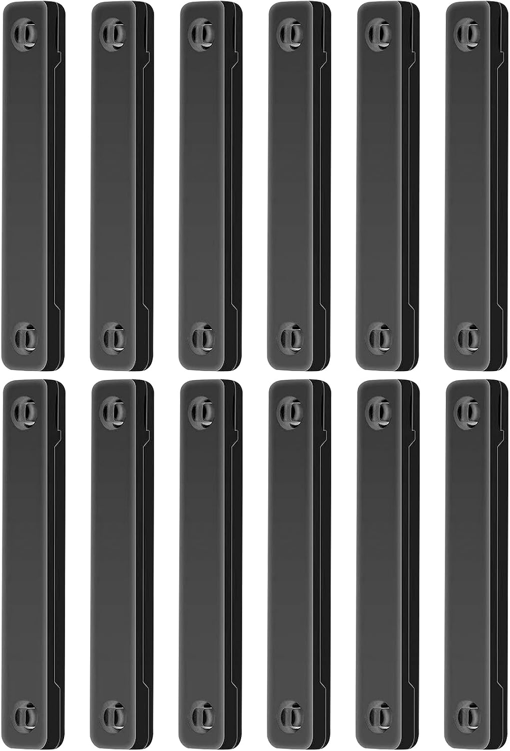 Genérico Fermeture Magnétique Pour Rideaux | 12 Pièces Autocollants Pour Fermeture Moustiquaire - Quincaillerie Pour Fenêtre De Restaurant école Entrée Maison Bureaux Café