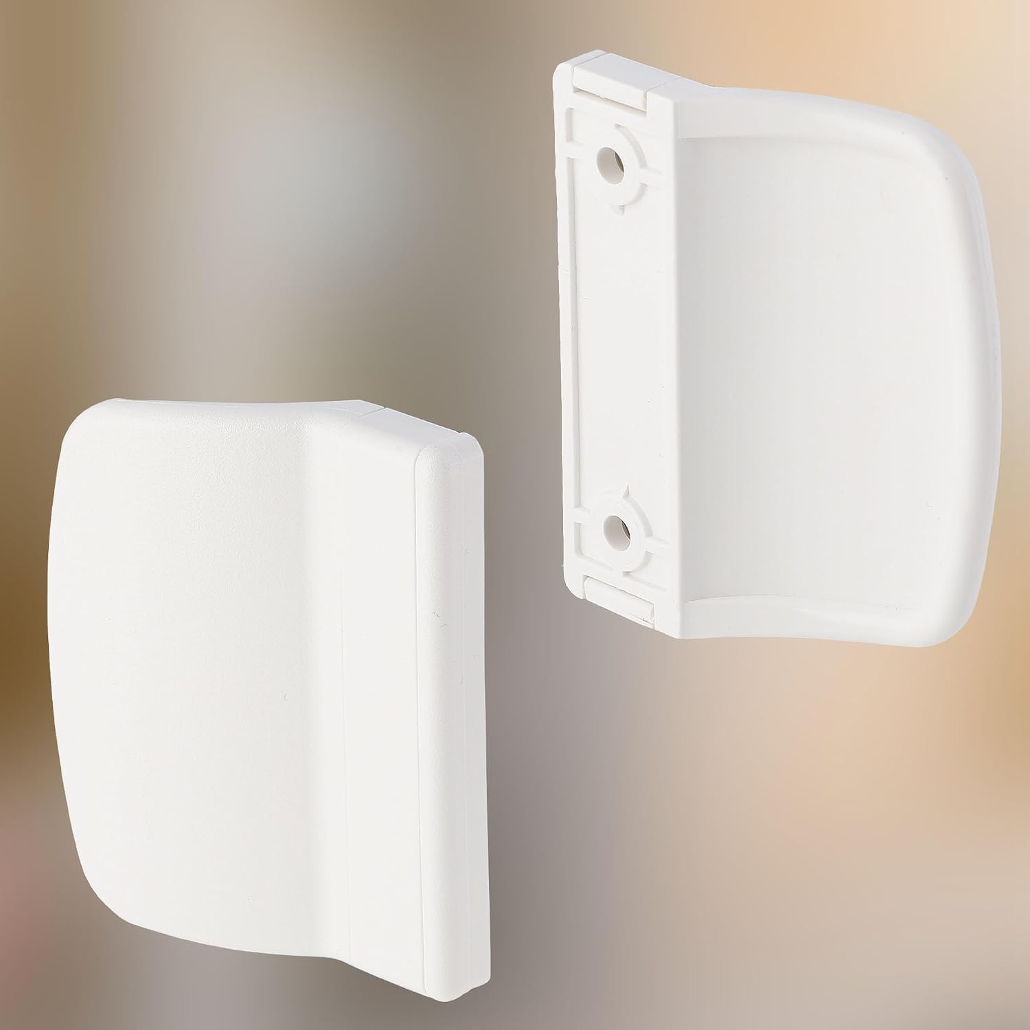  KOTARBAU Loqueteau De Porte De Balcon Pratique - 6 Couleurs Différentes - Sécurité Fumeur - Poignée De Porte De Balcon Universelle - Blanc