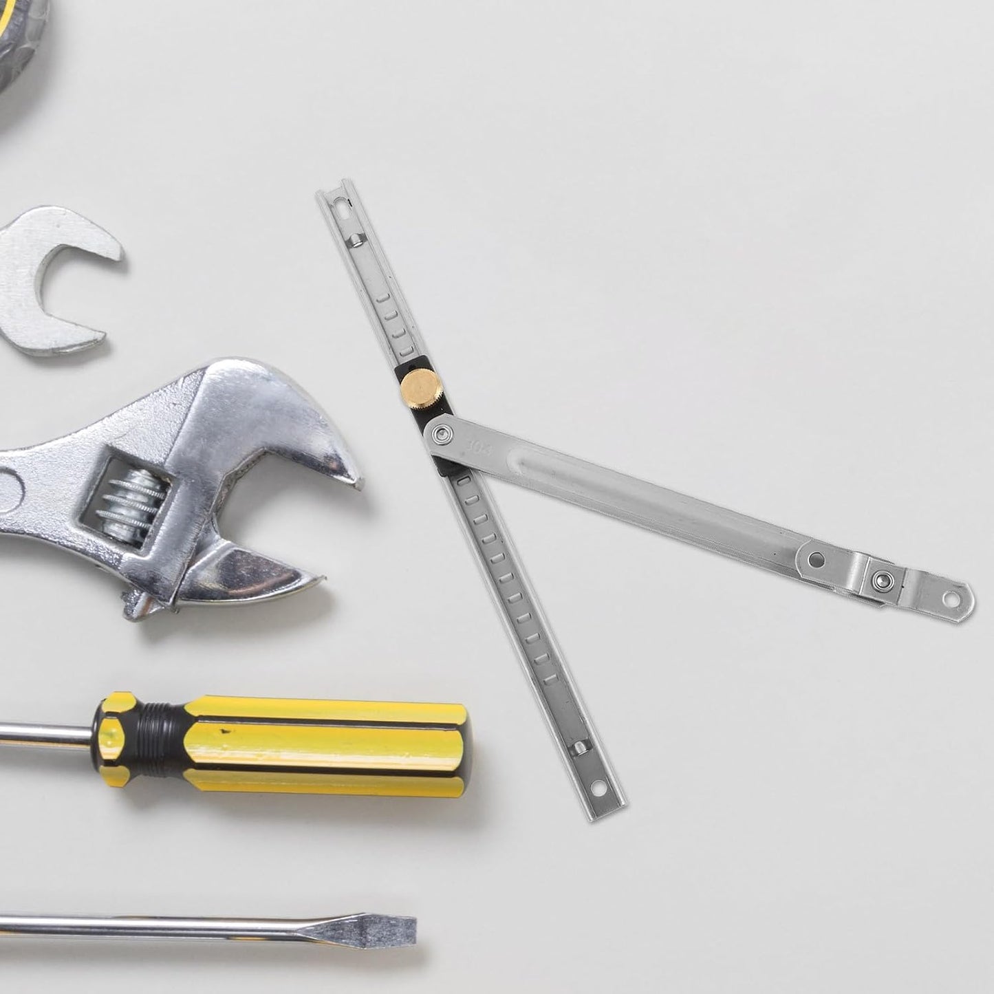  Artibetter Barre De Verrouillage En Acier Inoxydable Argenté Pour Fenêtre Coulissante, Limiteur D'ouverture Sécurisé Et Support Anti-chute Pour Plus De Sécurité