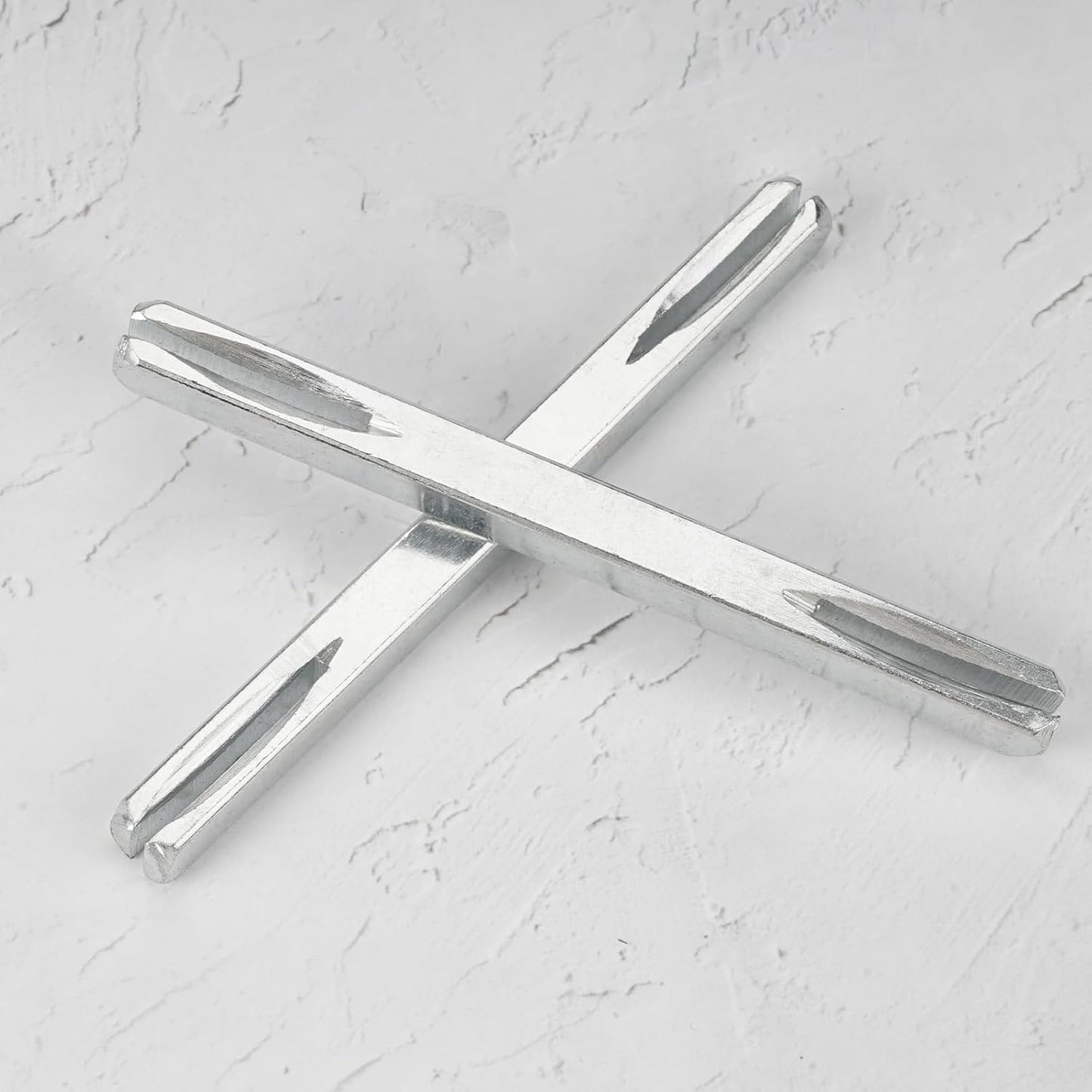  Lot De 2 Broches Fendues Universelles De 8 Mm Pour Poignées De Porte UPVC, Barre De Broche Fendue En Acier Au Carbone Galvanisé, Barre De Broche De Rechange De 100 Mm Pour Fenêtres Et Portes