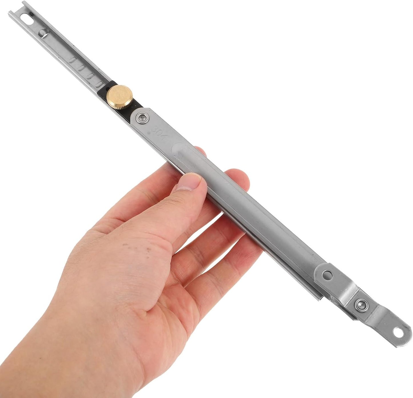  Artibetter Barre De Verrouillage En Acier Inoxydable Argenté Pour Fenêtre Coulissante, Limiteur D'ouverture Sécurisé Et Support Anti-chute Pour Plus De Sécurité