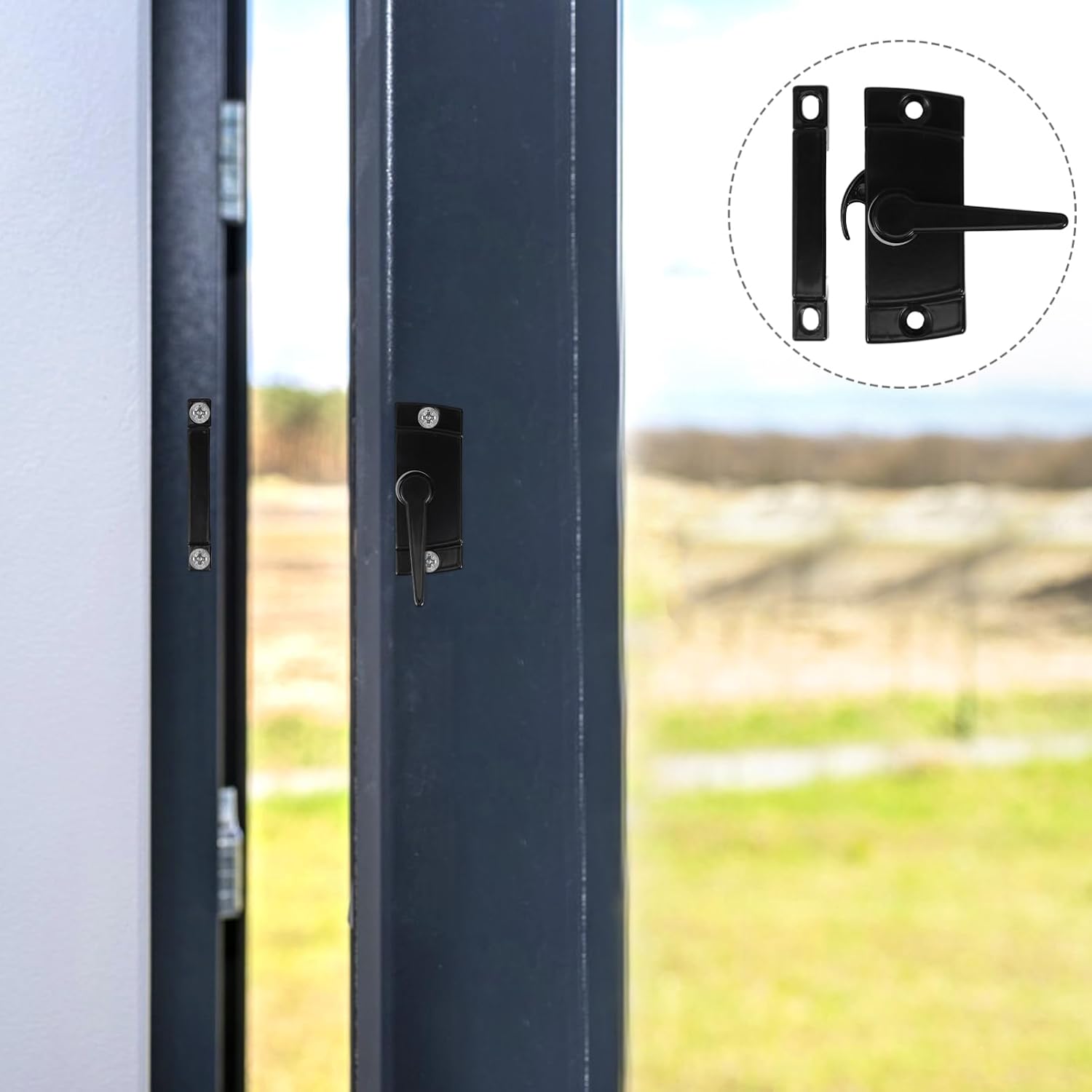 Jojofuny Serrures De Sash Pour Fenêtres Coulissantes Remplacement De Verrous De Fenêtre Verticales Et Horizontales Sécurité Fiable Et Installation Rapide