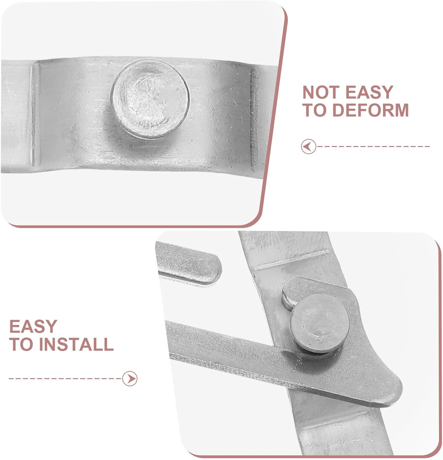  Angoily Lot De 2 Limiteurs De Fenêtre à Battant En Acier Inoxydable, Dispositif De Sécurité Pour Ouverture Contrôlée, Verrouillage Fenêtre Coulissante, Protection Ventilation Sécurisée
