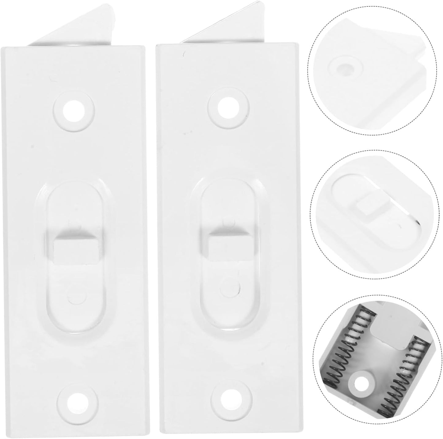  Artibetter 1paire Serrures De Fenêtre Plastique Remplacement De Latch De Fenêtre à Basculement Accessoires Sécurisés Et Faciles à Installer