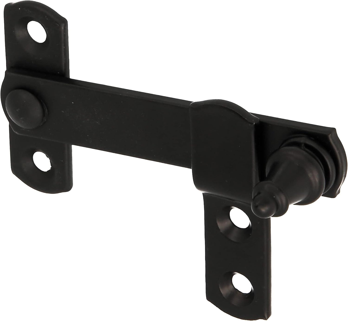  Amig - Palan Pour Volet Lisse | Verrou De Sécurité Pour Fenêtres | Quincaillerie Pour Jardin Et Extérieur | Acier | Couleur Noir Mat | Dimensions : 80 X 46 Mm