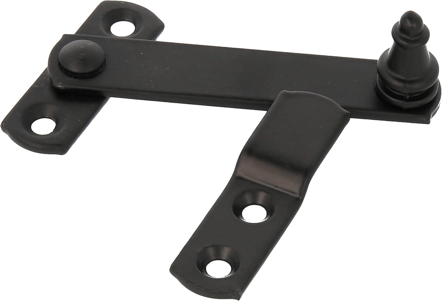  Amig - Palan Pour Volet Lisse | Verrou De Sécurité Pour Fenêtres | Quincaillerie Pour Jardin Et Extérieur | Acier | Couleur Noir Mat | Dimensions : 80 X 46 Mm