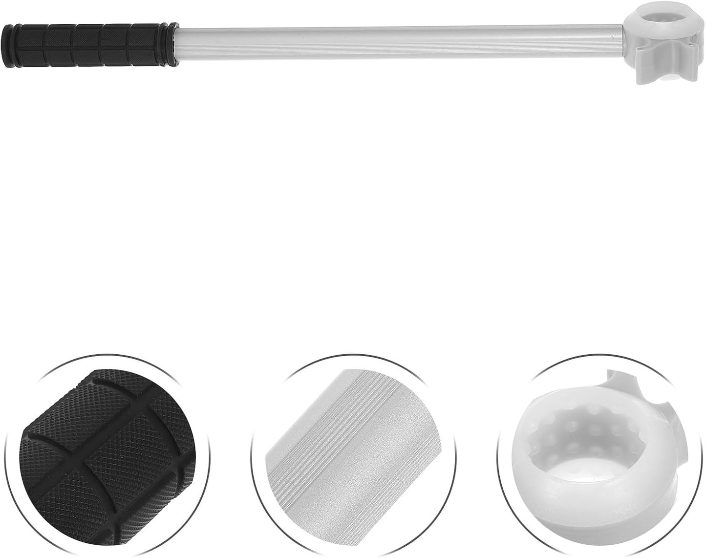  Cabilock Ouvre-fenêtre Léger En Alliage D'aluminium Baguette De Stores Pour Fenêtres Hautes, Outil D'ouverture Pour Ventilation, Adapté Usage Intérieur Et Extérieur