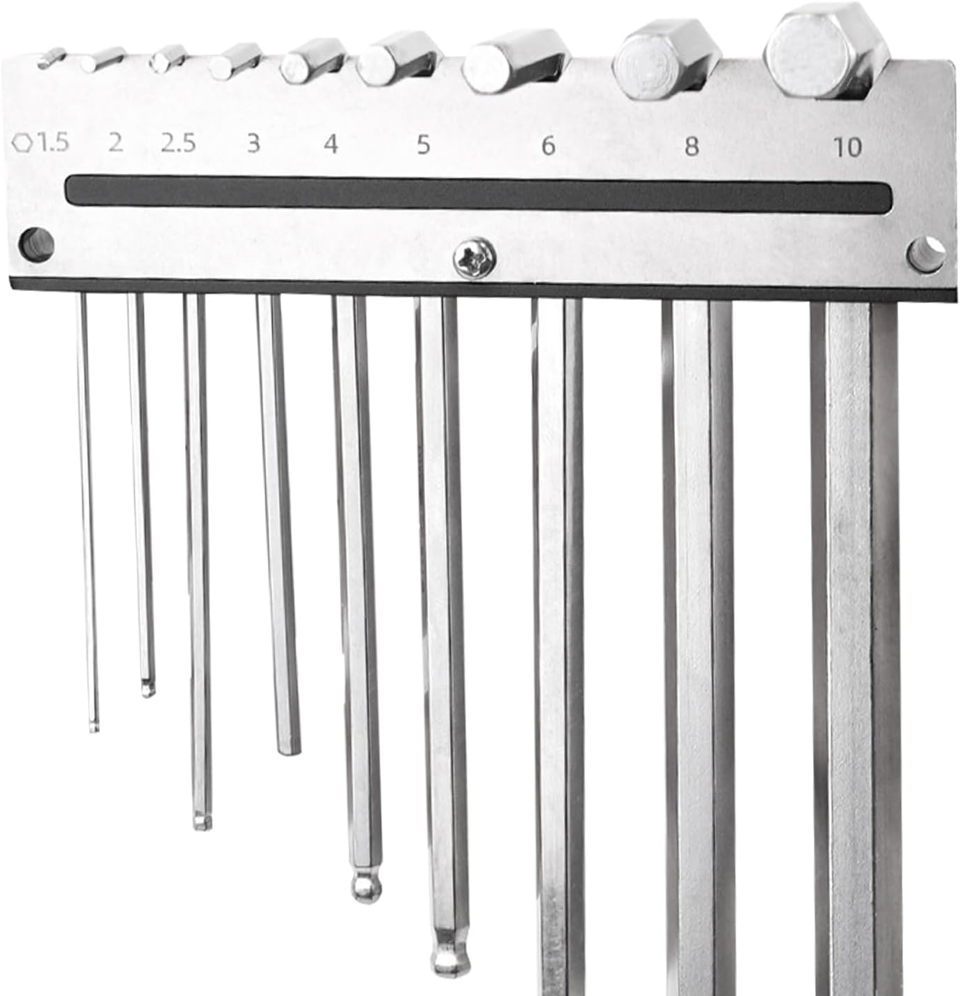 Organiseur De Clés Hexagonales – Étagère Murale – Peut Contenir 9 Outils – Support De Clé Hexagonale En L, Pour Bureau, Construction, Mécanicien, électricien, Plomberie