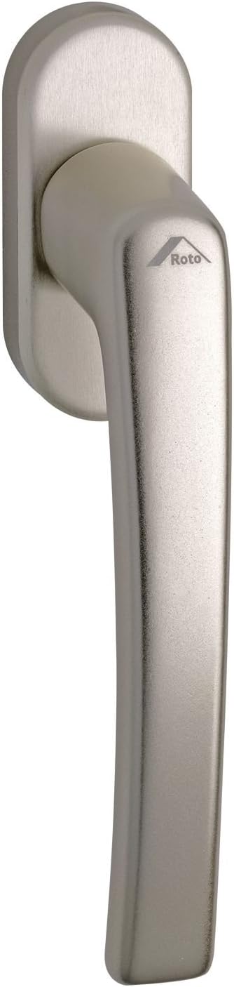  Roto Roto Line Concealed Screw Window Handle 7 X 35 Mm Aluminium Anodised Champagne Silver