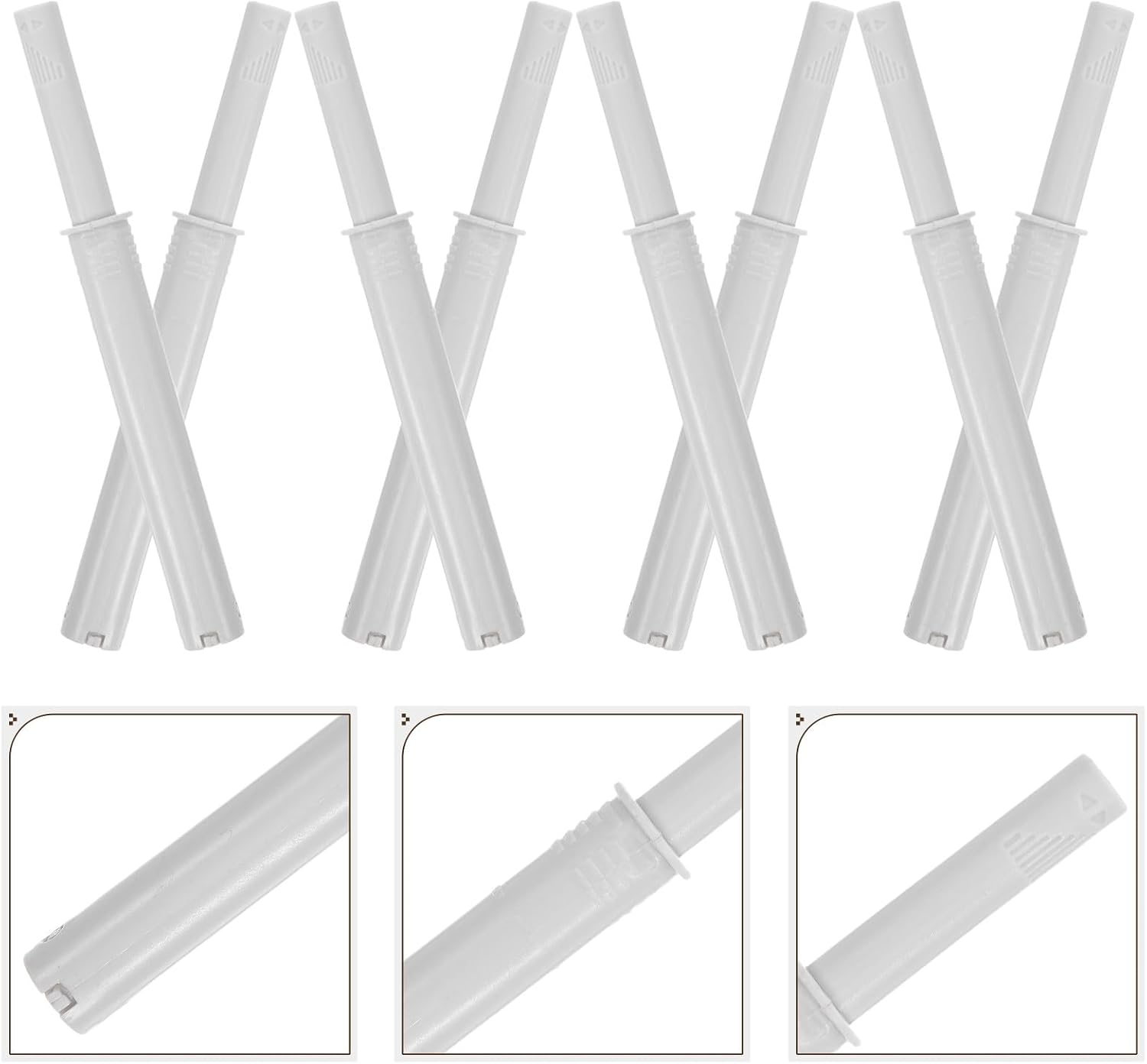 Artibetter Loquet Magnétique Pour Armoire Blanc 10pcs En Plastique Verrouillage Magnétique Et Stabilité Renforcée Cuisine Et Tiroirs