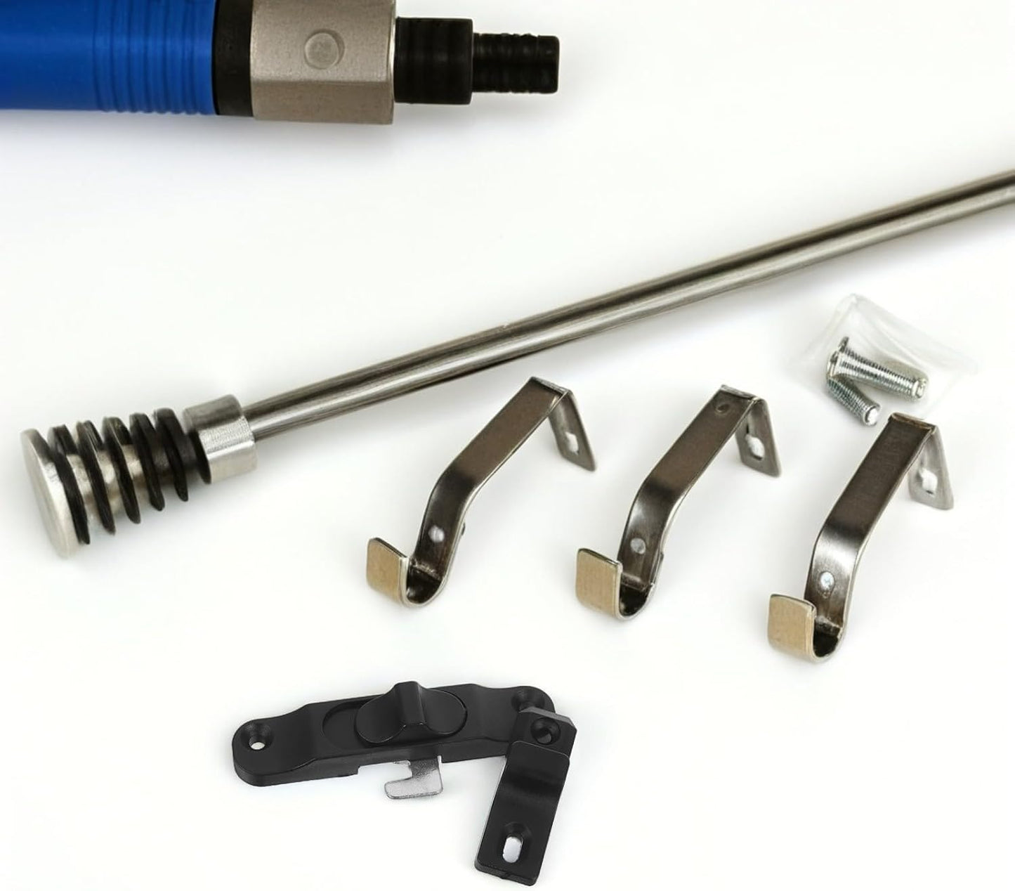  Jojofuny Verrou De Sécurité Pour Fenêtres Coulissantes Avec Réglage D'ouverture, Loquet Ajustable En Abs Et Acier, Pour Portes Moustiquaires Et Protection Maison Patio