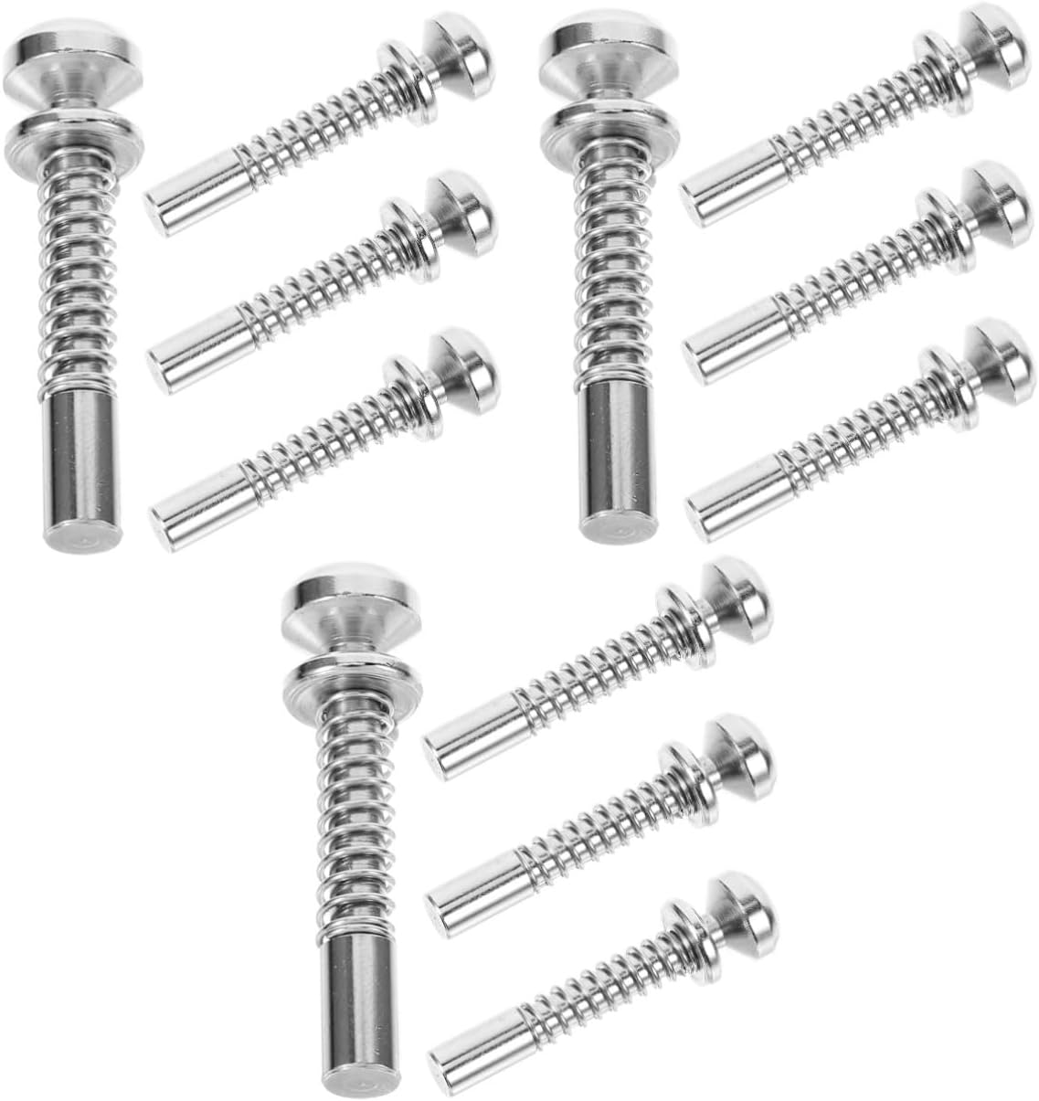  BESTonZON 12pièces Plunger Latches à Ressort Pour Crib Et Fenêtre Verrouillage Sécurisé Et Facile à Installer Accessoires De Lit Et Moustiquaire