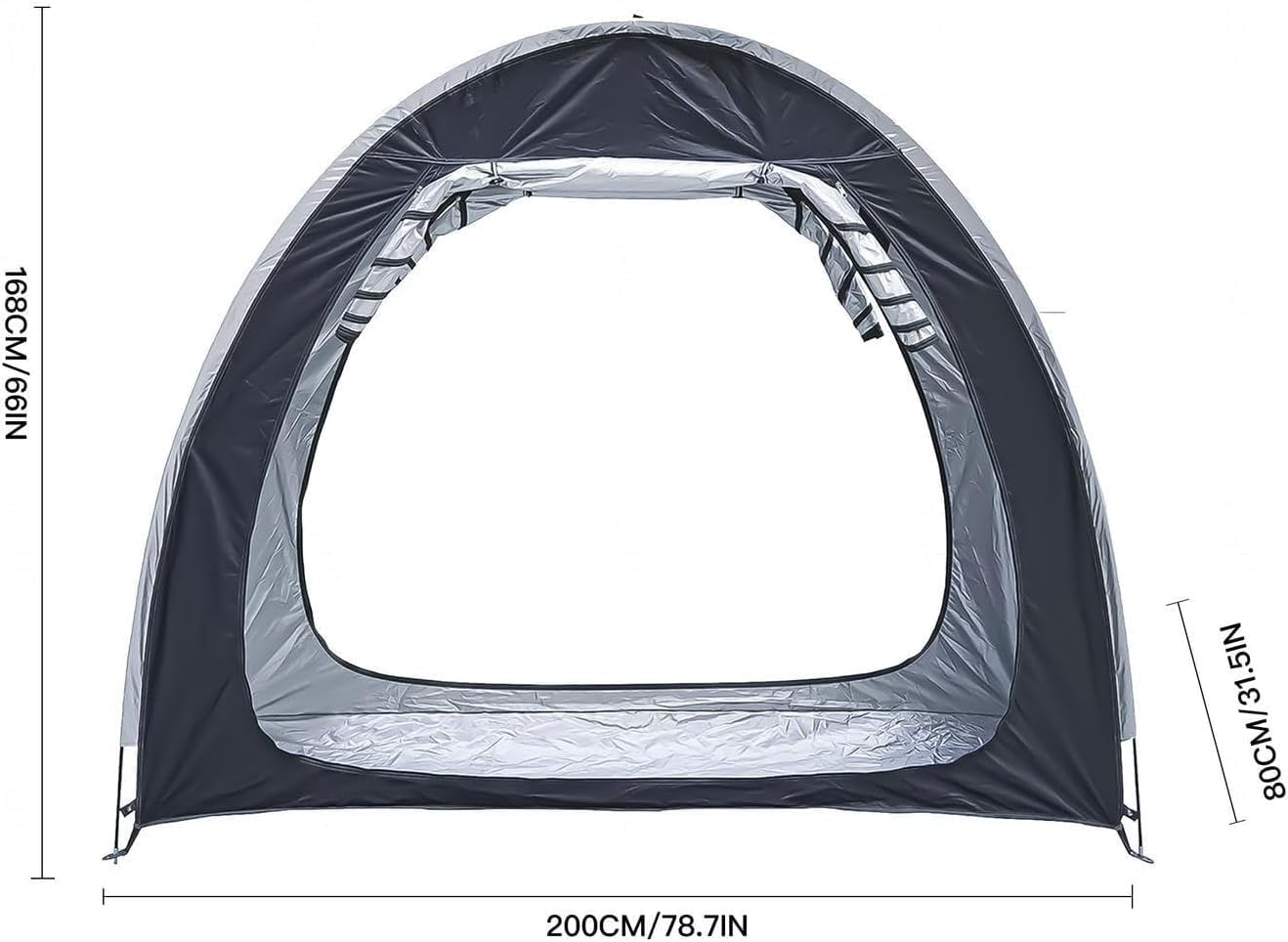  Tente De Vélo De Rangement D'extérieur – Imperméable Et Résistant Aux Intempéries Pour Meubles De Terrasse, Vélo Et Moto – Design Durable Pour Toutes Les Conditions Météorologiques